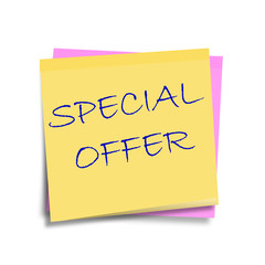 SPECIAL OFFER - PROMOTION LABEL - ADVERTISEMENT