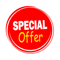 SPECIAL OFFER - PROMOTION LABEL - ADVERTISEMENT