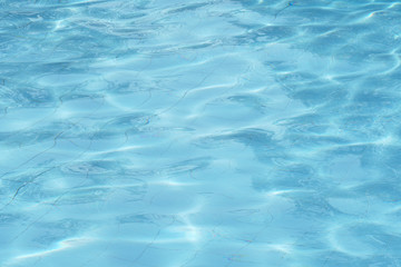 Fototapeta na wymiar Fresh and Clean pool water for background.