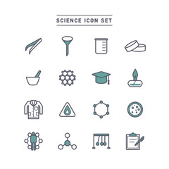 SCIENCE ICON SET