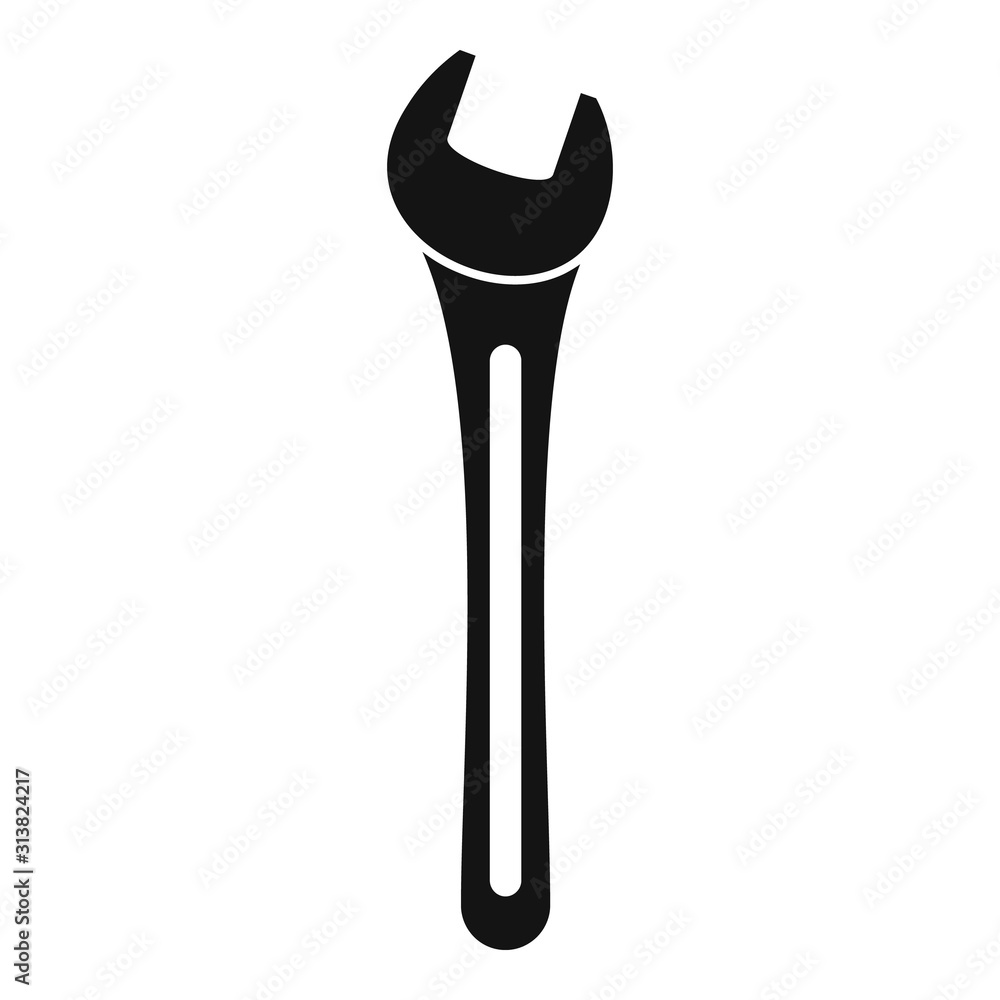Poster restore wrench icon. simple illustration of restore wrench vector icon for web design isolated on wh
