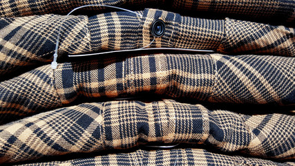 woolen warm winter clothes for sale in a retail store