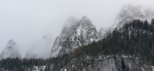 foggy Mountains in upper Austria 