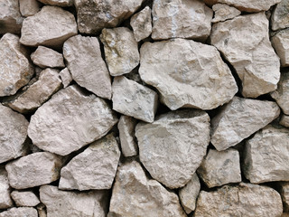 rough rock stone texture in the wall for background and wallpaper