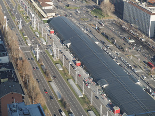 Aerial view of Turin