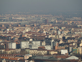Obraz premium Aerial view of Turin