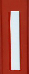 red folder, white label