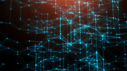 Obraz premium Streszczenie tło geometryczne. Cyfrowy streszczenie technologia tło.