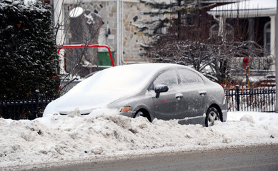 voiture en hiver