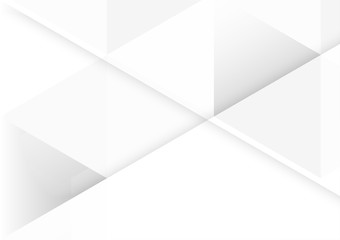 Abstract white and grey geometric background.