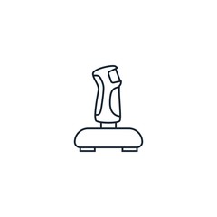 joystick creative icon. From Gaming icons collection. Isolated joystick sign on white background