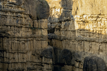 ruins of old castle in Thailand