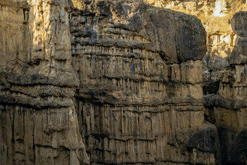 ruins of old castle in Thailand