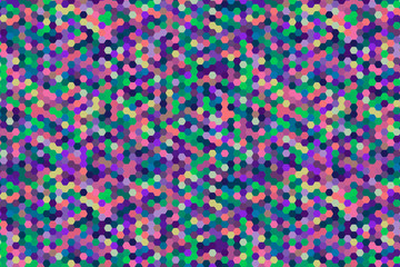 Colorful pattern with different shapes objects. Texture background for textile, print, paper, fabric background, wallpaper