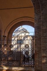 Ravenna, Emilia-Romagna - Italy, capital of the mosaic. The tomb of Dante Aligheri.