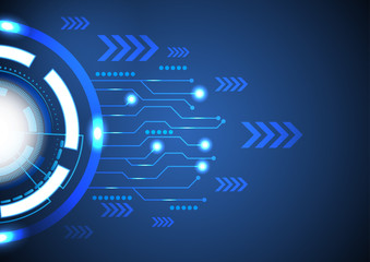 Vector background abstract technology communication concept.