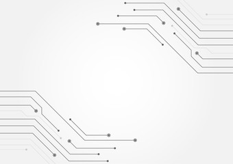Abstract technology texture circuit board background.