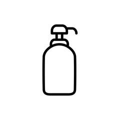 shampoo bottle icon design trendy