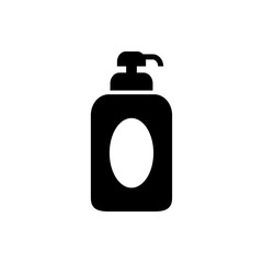 shampoo bottle icon design trendy