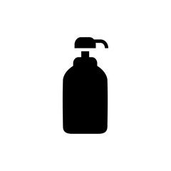 shampoo bottle icon design trendy