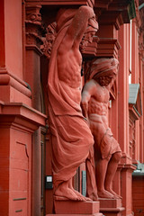 Figuren am Mannheimer Rathaus