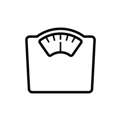 Floor scales icon design trendy