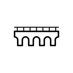 Building icon : Bridge design trendy