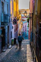 Fototapeta na wymiar street of lisbon