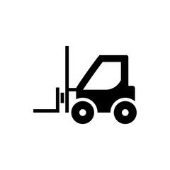 Forklift icon trendy design template
