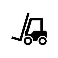 Forklift icon trendy design template