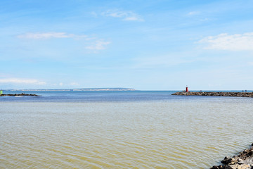 Gola del Segura on the Segura river of Guardamar del Segura, Alicante. Spain. Europe. September 23, 2019