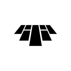 Floor tile icon design trendy