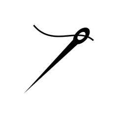 Needle stitch icon design trendy