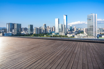 Naklejka premium city skyline