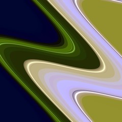Green gold blue fluid waves abstract background with lines