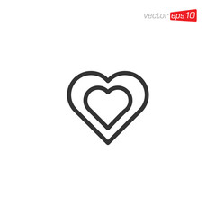 Heart Love Logo Icon Design Vector