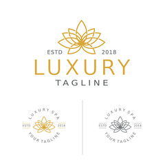 Luxury Beauty And Spa Logo Design Template
