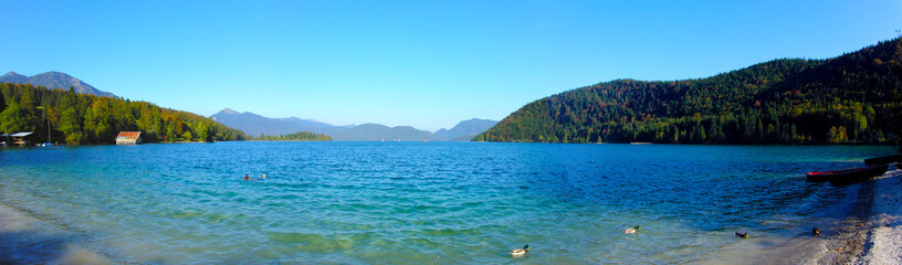 Fototapeta premium lake in the mountains