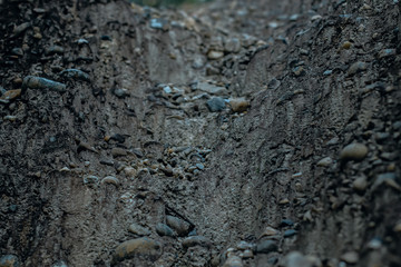 ruins of cliff in Thailand