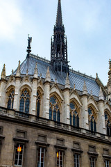 Sainte-Chapelle cathedral in Paris