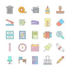 25 Icon Set Of office For Personal And Commercial Use...