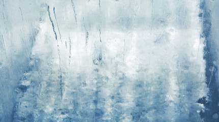 Fototapeta na wymiar Ice background. The frozen texture of the water