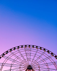 Fototapeta premium Ferris wheel. Adjara, Batumi, Georgia. 