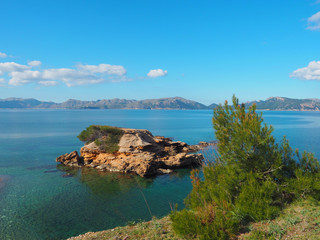 Fototapeta premium Mallorca - Halbinsel La Victoria im Nordosten