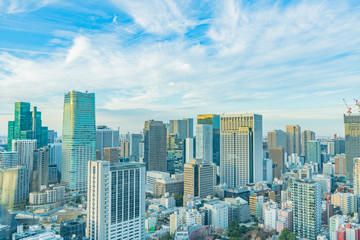 大都会の高層ビル群