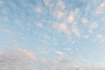 white clouds over blue sky