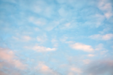 white clouds over blue sky