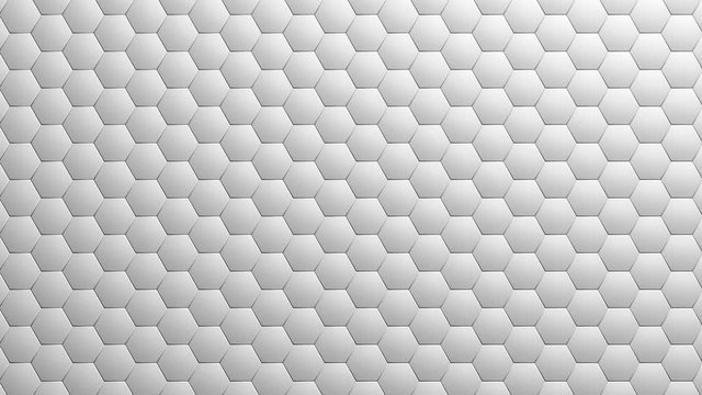 3d animation texture of hexagons in motion Slow motion honeycombs. Abstract background for business presentation.