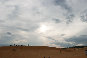 red sand desert of Vietnam