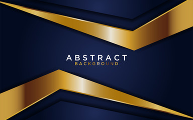 abstract dark blue background with gold line